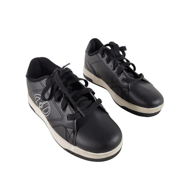 HEELYS Black Low Wheeled Heeled Shoe Unisex Kids Size 3 - Picture 2 of 11